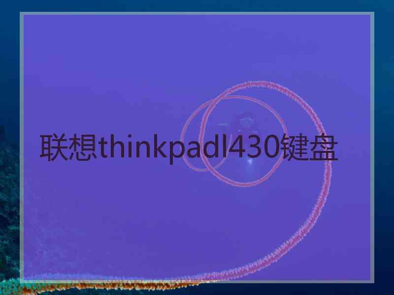 联想thinkpadl430键盘