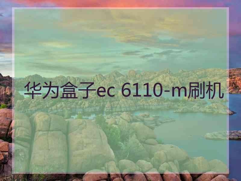 华为盒子ec 6110-m刷机