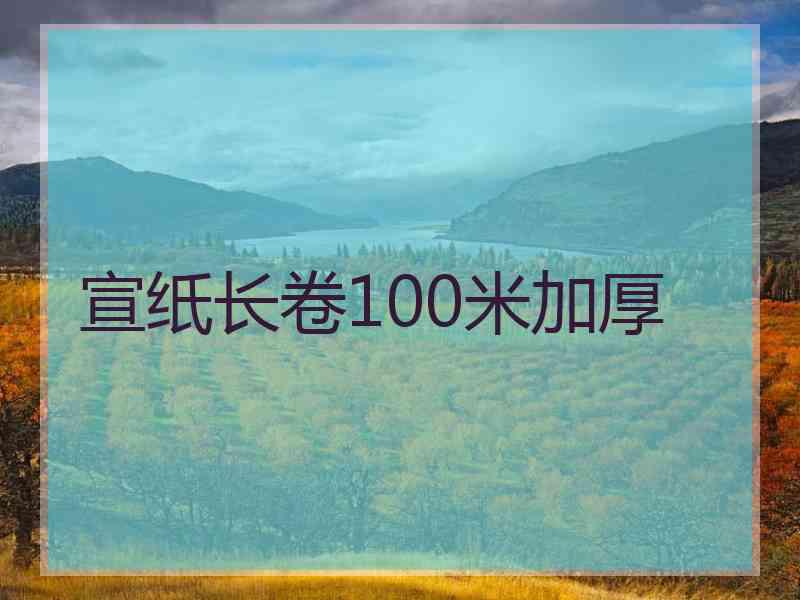 宣纸长卷100米加厚