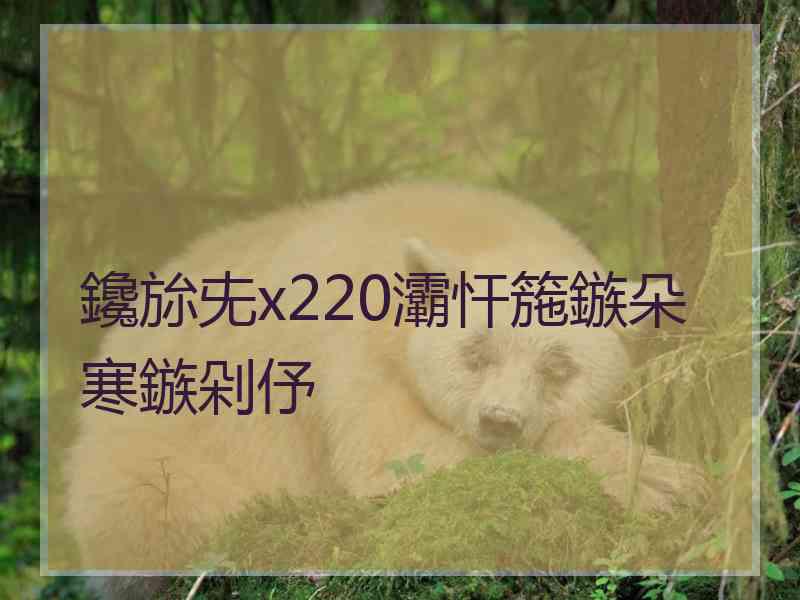 鑱旀兂x220灞忓箷鏃朵寒鏃剁伃