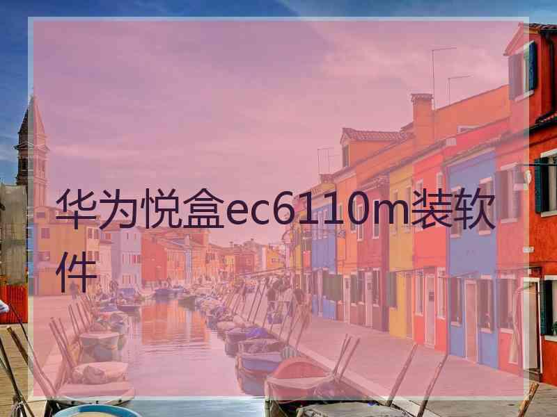 华为悦盒ec6110m装软件