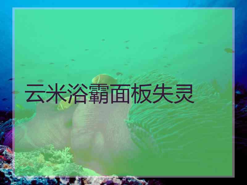 云米浴霸面板失灵