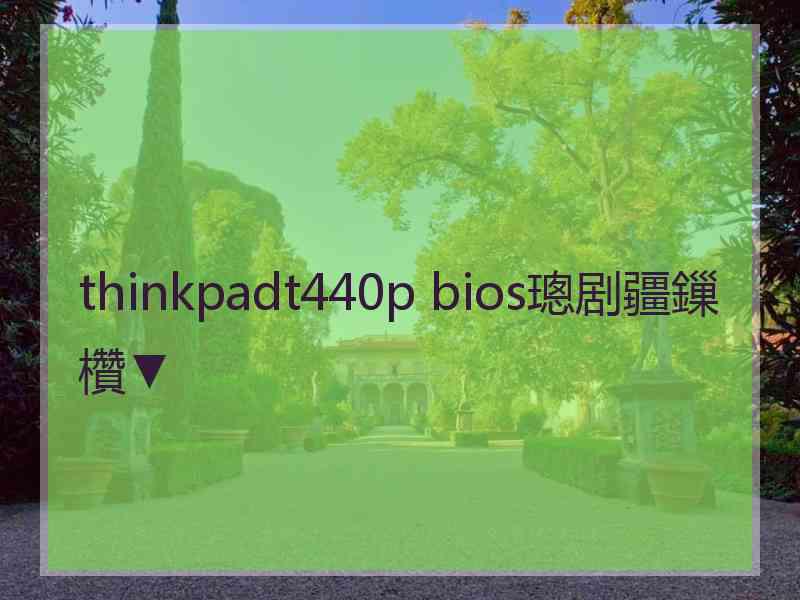 thinkpadt440p bios璁剧疆鏁欑▼