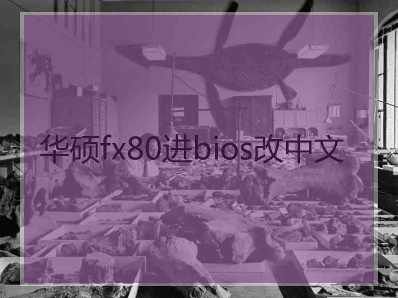 华硕fx80进bios改中文