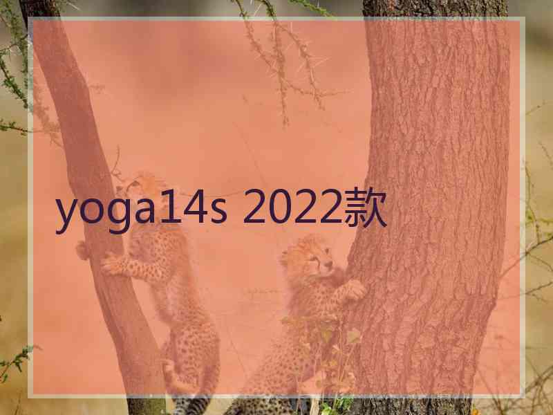 yoga14s 2022款