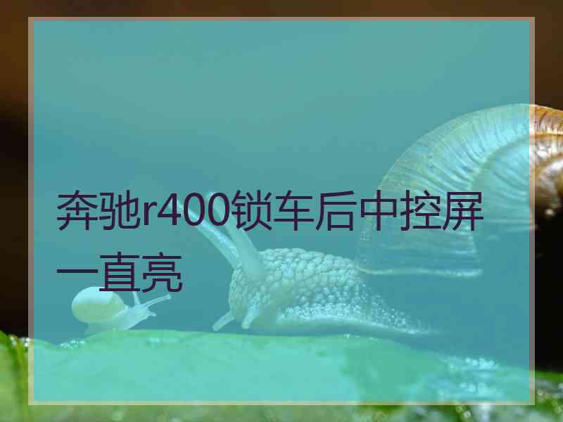 奔驰r400锁车后中控屏一直亮