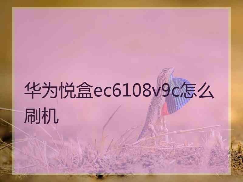 华为悦盒ec6108v9c怎么刷机