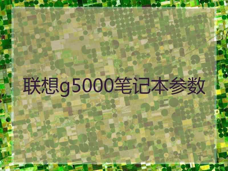 联想g5000笔记本参数