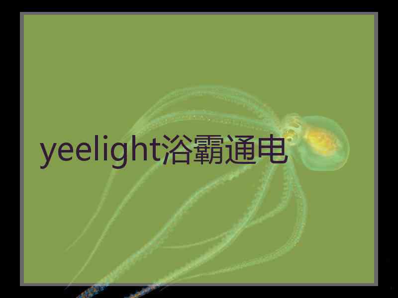 yeelight浴霸通电