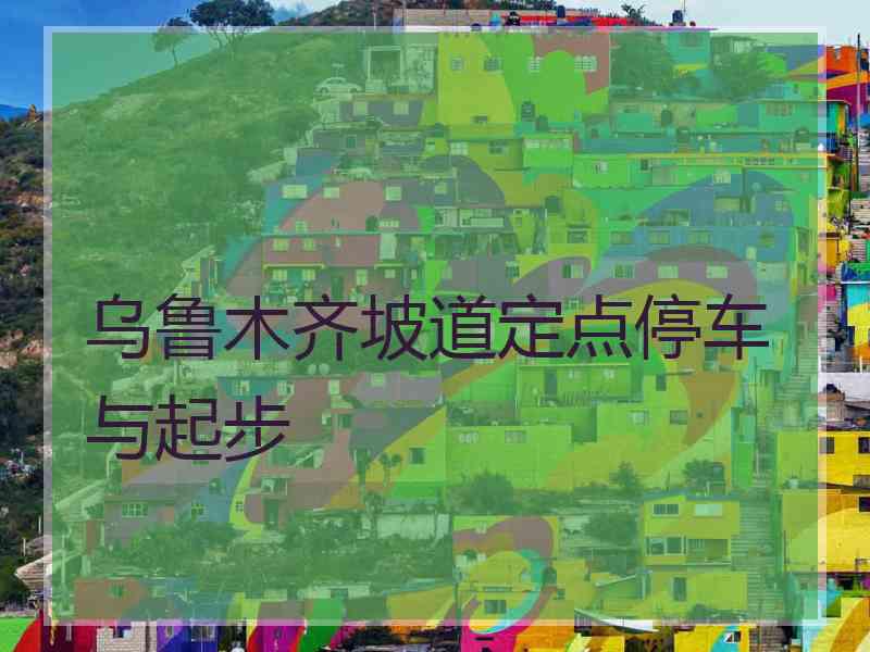 乌鲁木齐坡道定点停车与起步