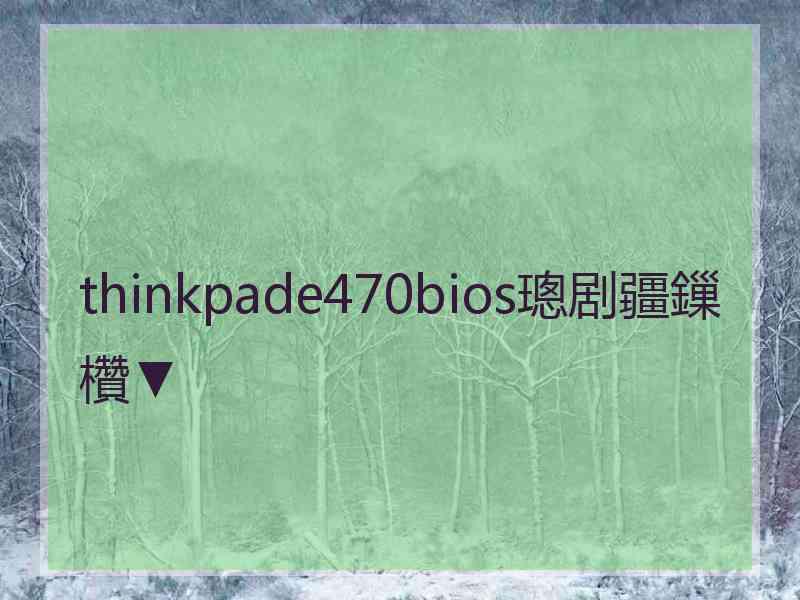 thinkpade470bios璁剧疆鏁欑▼