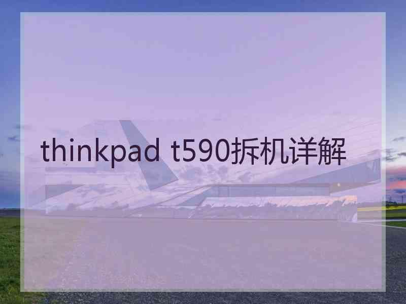 thinkpad t590拆机详解