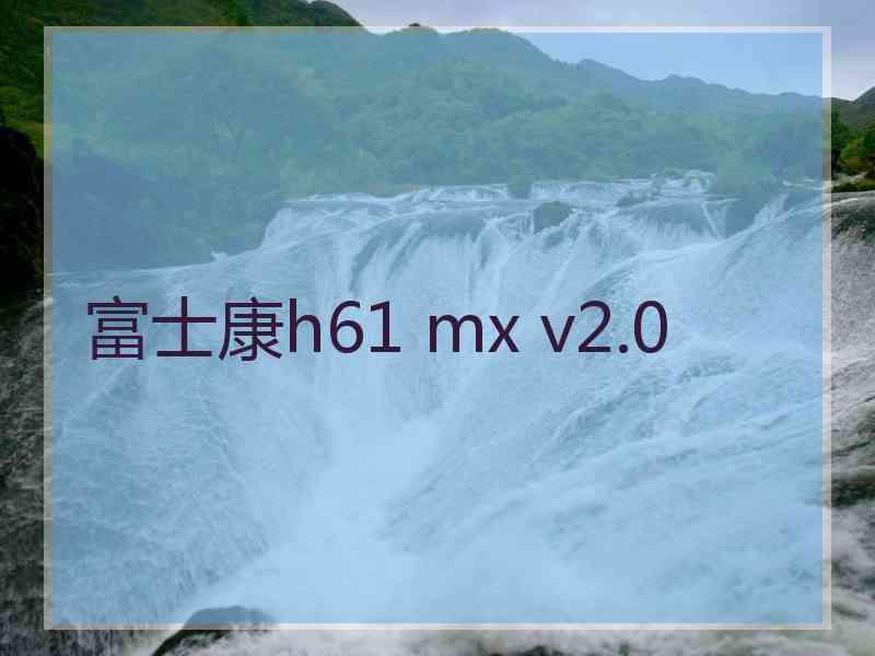 富士康h61 mx v2.0