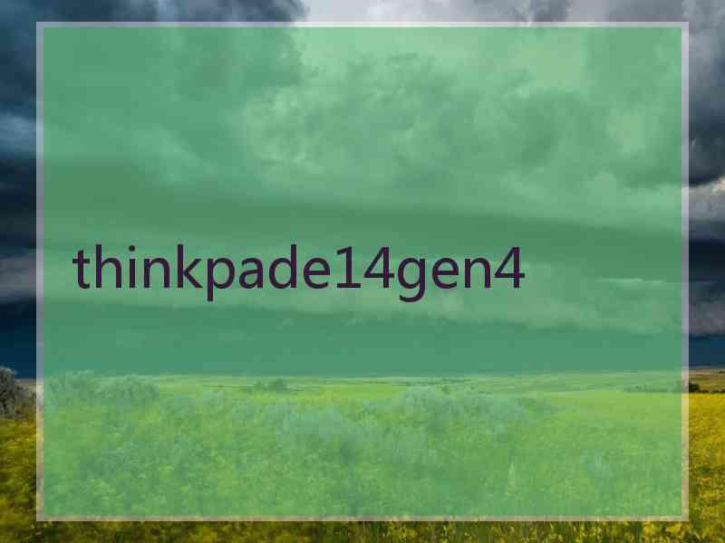 thinkpade14gen4