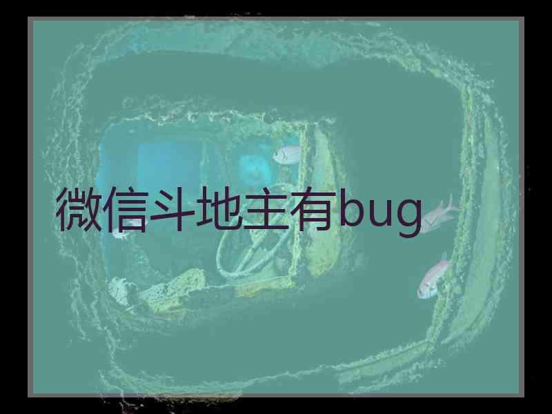 微信斗地主有bug