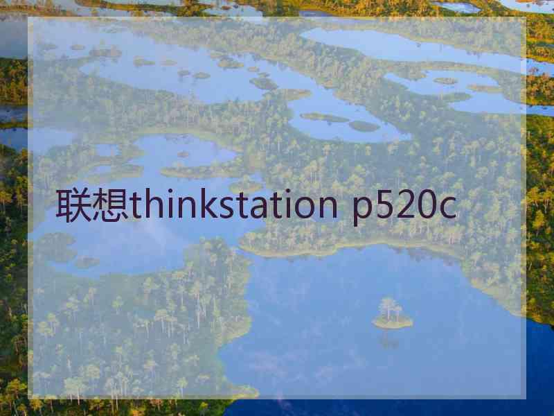 联想thinkstation p520c