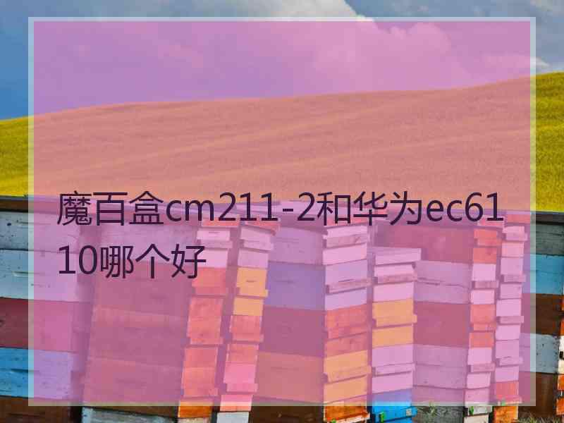 魔百盒cm211-2和华为ec6110哪个好