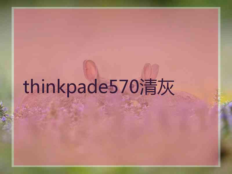 thinkpade570清灰