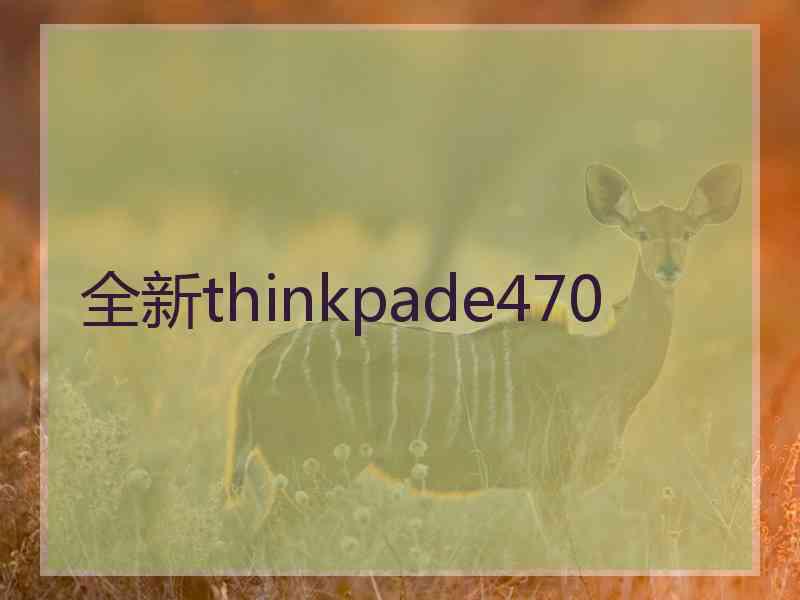 全新thinkpade470