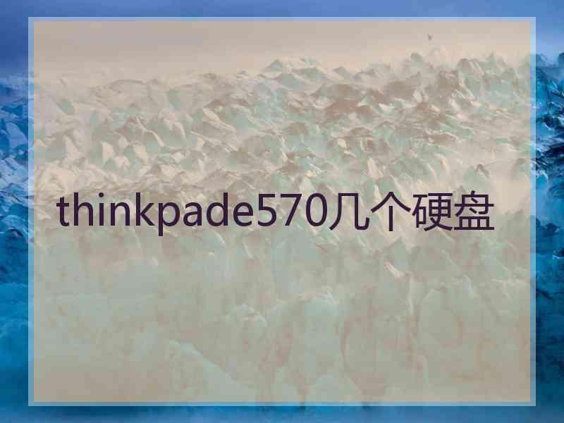 thinkpade570几个硬盘