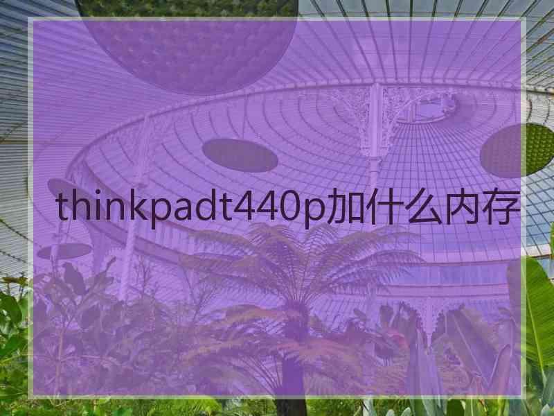 thinkpadt440p加什么内存